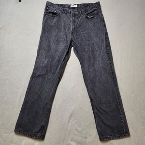 Levis Signature Men's Black Wash Relaxed Fit Jeans